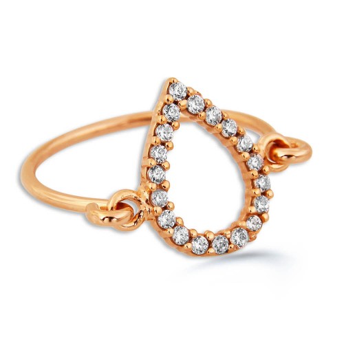 Hand Made Pears Ring-Rose